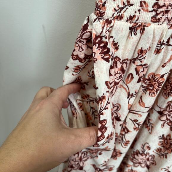 Old Navy Floral Smocked Midi Dress XXL NWT Sleeveless Spring Boho Cottagecore - Picture 5 of 10